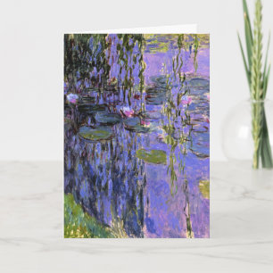 Carte Monet - Lys d'eau, 1916-1919, lavande