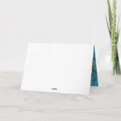 Carte Monet - Lys d'Eau, Turquoise, (Dos)