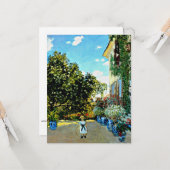 Carte Monet - Maison de l'artiste à Argenteuil (Devant/Arrière en situation)