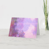 Carte Monet - Misty Morning, "Tu me manques !" (Devant)