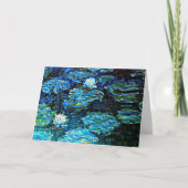 Carte Monet - Nappes d'eau bleu (Devant)