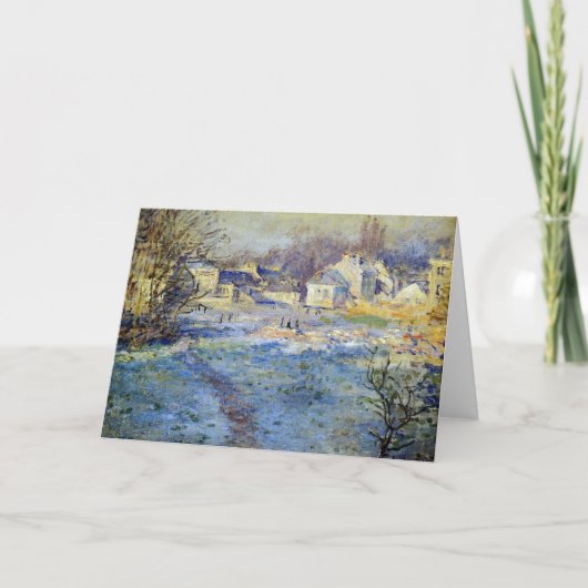Carte Monet - OEuvre d'art White Frost (Devant)