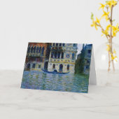 Carte Monet - Palazzo Dario, célèbre peinture, (Fleur jaune)