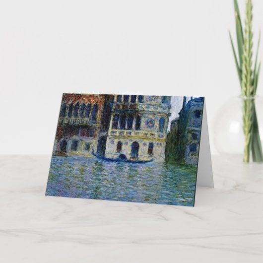 Carte Monet - Palazzo Dario, célèbre peinture, (Devant)