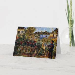 Carte Monet Peinture Dans Son Jardin À Argenteuil