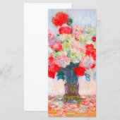Carte Monet Peonies (Devant / Derrière)