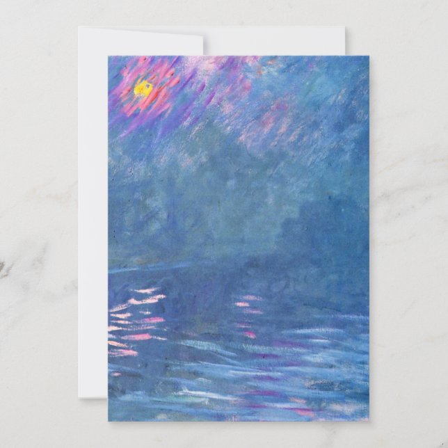 Carte Monet - pont de Waterloo, 1901, (Devant)