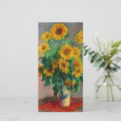 Carte Monet Sunflower (Debout devant)