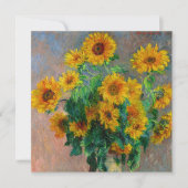 Carte Monet Sunflower (Devant)