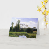 Carte Monet - Vue sur Rouelles Le Havre, art, (Fleur jaune)