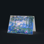 Carte Monet - Water Lilies, 1919<br><div class="desc">Célèbre tableau de Claude Monet : Water Lilies, 1919</div>