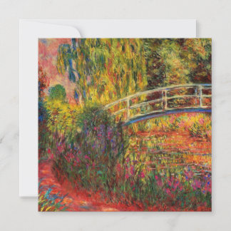 Carte Monet Water Lily Pond et Water Iriss