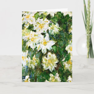 Carte Monet - White Clematis
