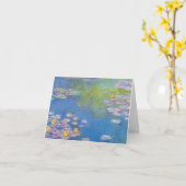 Carte Monet Yellow Water Lys Note (Fleur jaune)