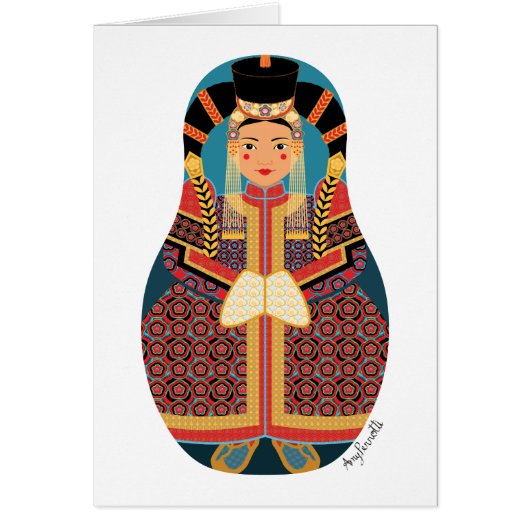 Carte Mongol Matryoshka (Devant)