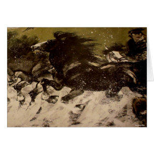 Carte mongole Horseman