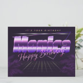 Carte Monica Prénom (Debout devant)