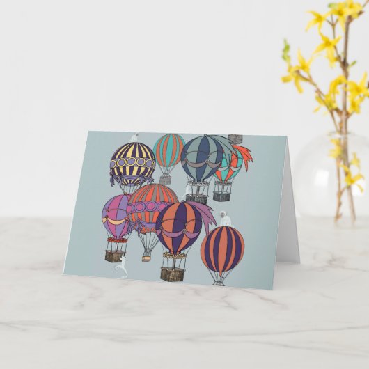 Carte Monkey Business (Fleur jaune)