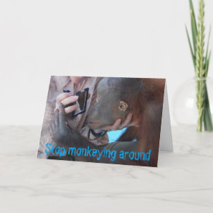 Carte Monkey Business Fontaine de la jeunesse Anniversai