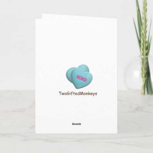 Carte Monkey Get Well (Dos)