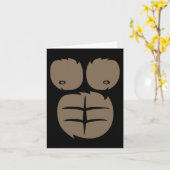 Carte Monkey Gorilla Costume Tee Animal Belly Fancy Dres (Fleur jaune)