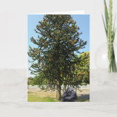 Carte Monkey Puzzle & Puzzled Gorilla. (Devant)