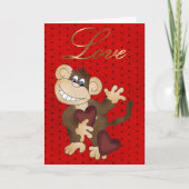 Carte Monkey Valentine (Devant)