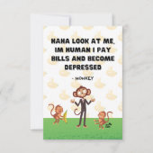 CARTE MONKEY VOIR MONKEY DO (Devant)