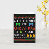 Carte Monnaie de jeu Noël Vacances Jeu vidéo Adulte Y (Fleur jaune)