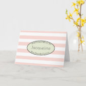 Carte Monnaie Féminine Pink Stripe de l'Ami BFF (Fleur jaune)