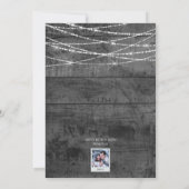 Carte Monochrome Color Pop Photo Chrismukkah (Dos)