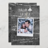 Carte Monochrome Color Pop Photo Chrismukkah (Devant / Derrière)