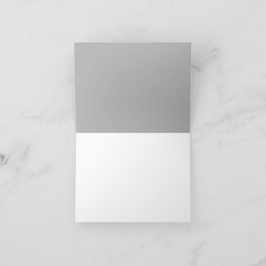 Carte Monogram Black & White Musical Stripes (Intérieur)