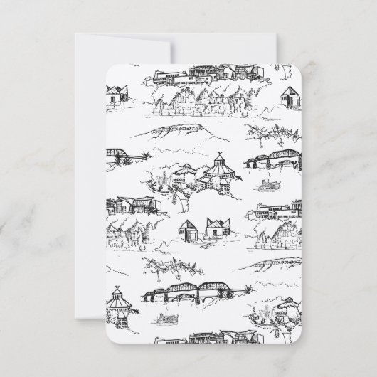 Carte Monogram Chattanooga Toile (Dos)