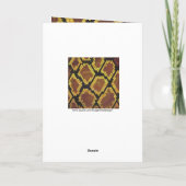 Carte Monogram Snake Brown et Gold Print (Dos)