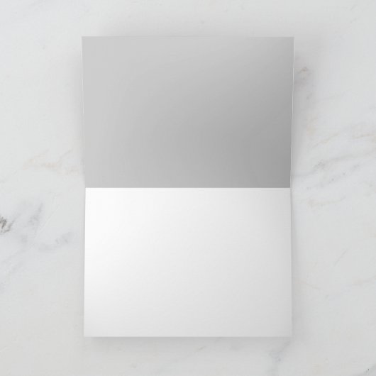 Carte Monogramme A Grey Black Note (Intérieur)