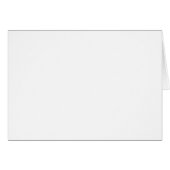 Carte Monogramme de la tente de table (Devant Horizontal)