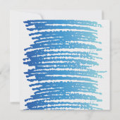 Carte Monogramme de peinture à l'aquarelle (Dos)