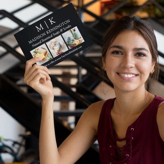 Carte Monogramme ou Ajouter un Logo Affaires 3 Photo