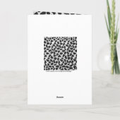 Carte Monographie dalmate noir et blanc (Dos)