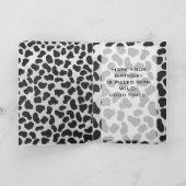 Carte Monographie dalmate noir et blanc (Intérieur)