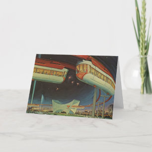 Carte Monorail de l'exposition universelle de New York 1