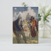 Carte Monsieur Launcelot du Lac, Chevalier de la Table R (Debout devant)
