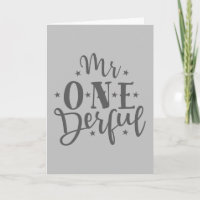 Monsieur Onederful Boy 1er Anniversaire