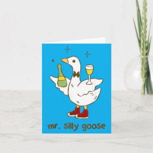 Carte Monsieur Silly Goose Mariage Enterrement de Vie de