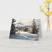 Carte Monsted - paysage d'hiver dans Solbelyst (Fleur jaune)