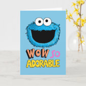 Carte Monster à la fin de cette histoire| Cookie Monster (Fleur jaune)