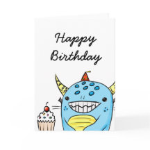 Monster Birthday Card