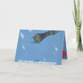 Carte Monster bleu en amour (Dos)