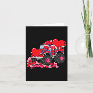 Carte Monster Coeurs Camion Plaid Pour Hommes Garçons Fi